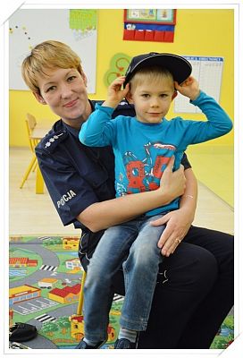 Wizyta Pani Policjantki w przedszkolu