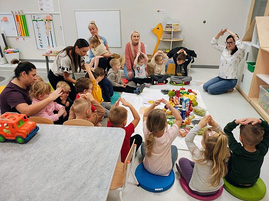 Zdrowy talerz, czyli zajęcia z dietetykiem w przedszkolu