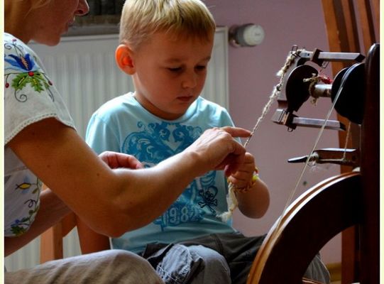 Szymon i kołowrotek ;-)