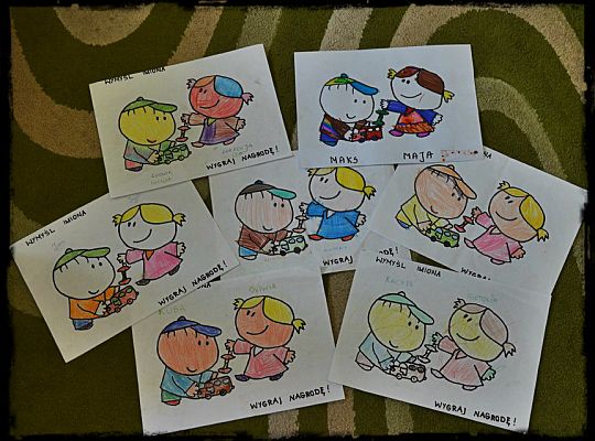 Konkurs na imię dla maskotek przedszkolnych- wyniki