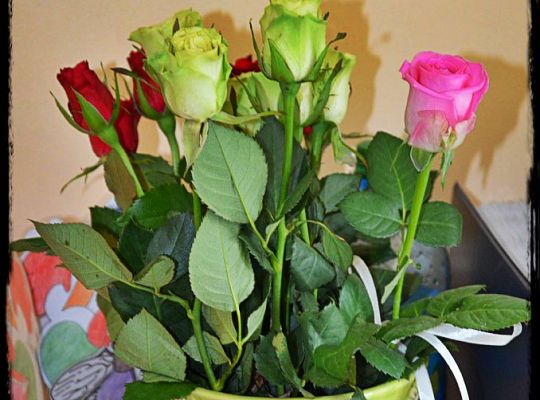 Dziękujemy wszystkim kochanym dzieciom za kwiatki i czekoladki:)