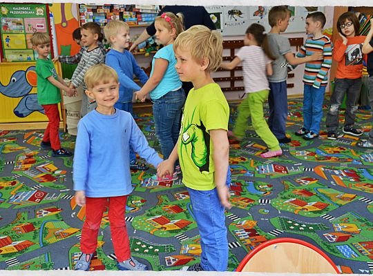 Starszaki tak intensywnie ćwiczą, że trudno to uchwycić ;-)