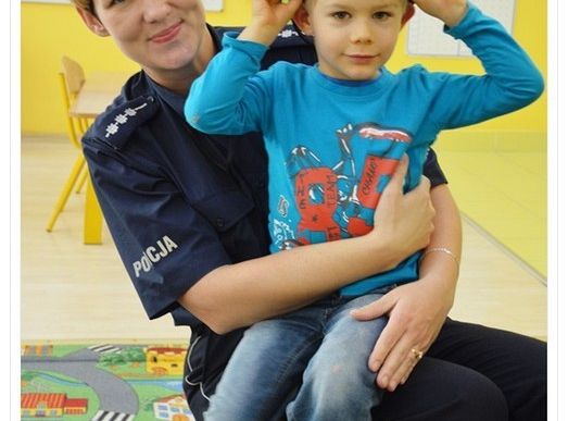 Wizyta Pani Policjantki w przedszkolu