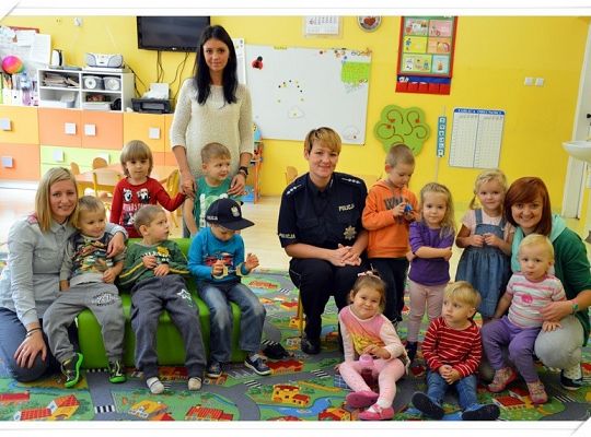 Wizyta Pani Policjantki w przedszkolu