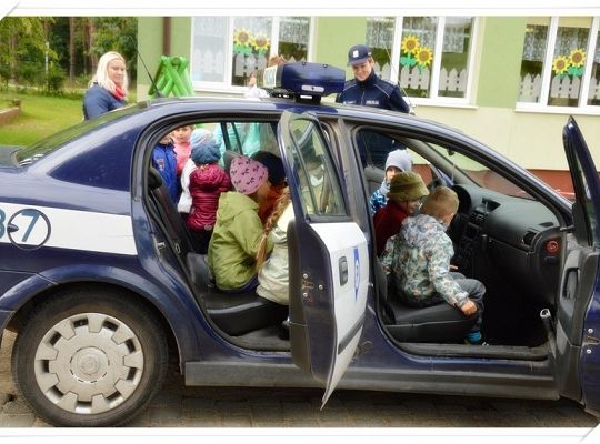 Wizyta Pani Policjantki w przedszkolu