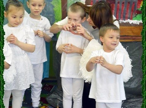 Spotkanie świąteczne w grupie średniaczków