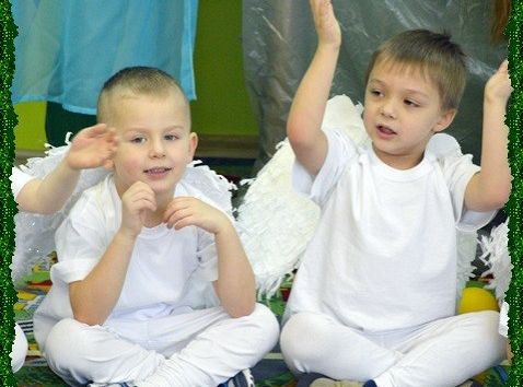 Spotkanie świąteczne w grupie średniaczków