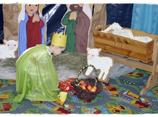 Spotkanie świąteczne w grupie starszaków