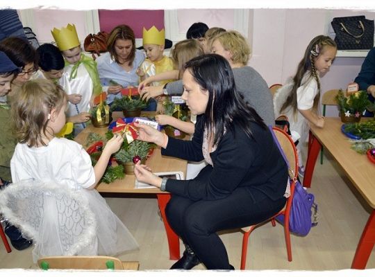 Spotkanie świąteczne w grupie starszaków