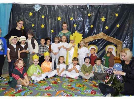 Spotkanie świąteczne w grupie starszaków