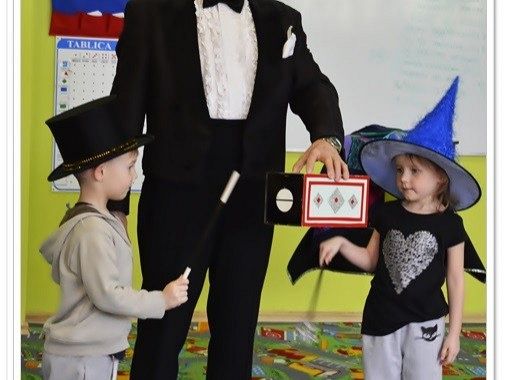 Magia jest w każdym z nas! – lekcja iluzji w przedszkolu.