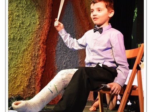 Konkurs recytatorski- pierwsze i drugie miejsce zajęły dzieci z naszego przedszkola.