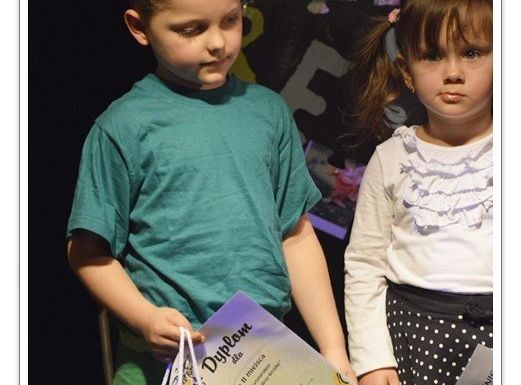 Konkurs recytatorski- pierwsze i drugie miejsce zajęły dzieci z naszego przedszkola.
