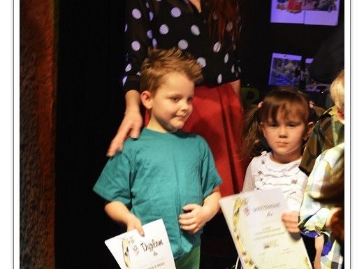 Konkurs recytatorski- pierwsze i drugie miejsce zajęły dzieci z naszego przedszkola.