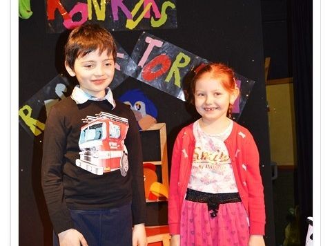 Konkurs recytatorski - drugie miejsce zajęły dzieci z naszego przedszkola.