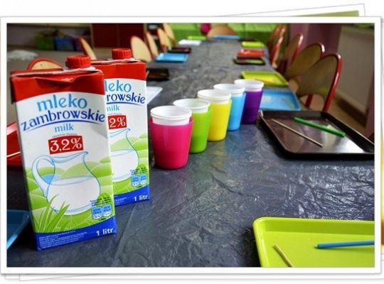 malujemy na mleku