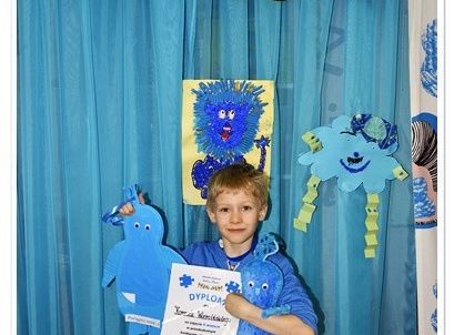 Niebieski dzień w przedszkolu