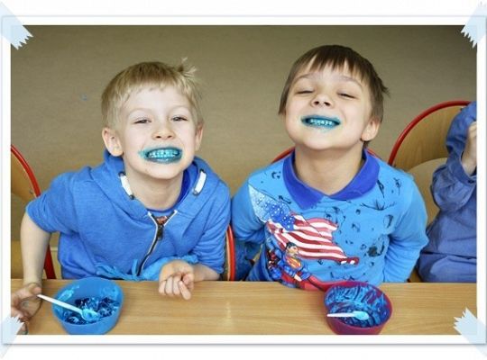 Niebieski dzień w przedszkolu