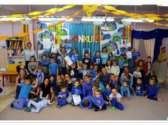 Niebieski dzień w przedszkolu