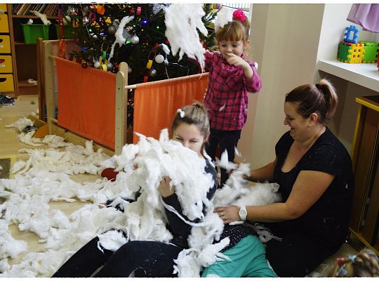 Pierwszy tej zimy śnieg