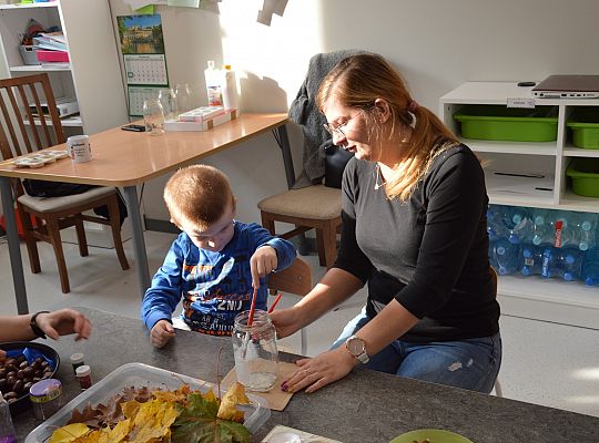 Warsztaty jesienne z udziałem rodziców i przedszkolaków