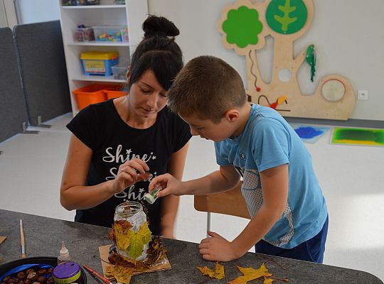 Warsztaty jesienne z udziałem rodziców i przedszkolaków