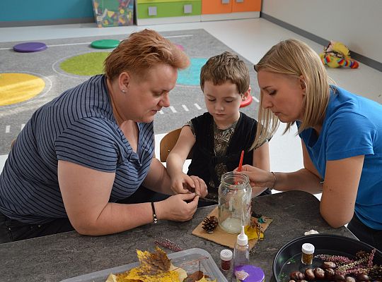 Warsztaty jesienne z udziałem rodziców i przedszkolaków